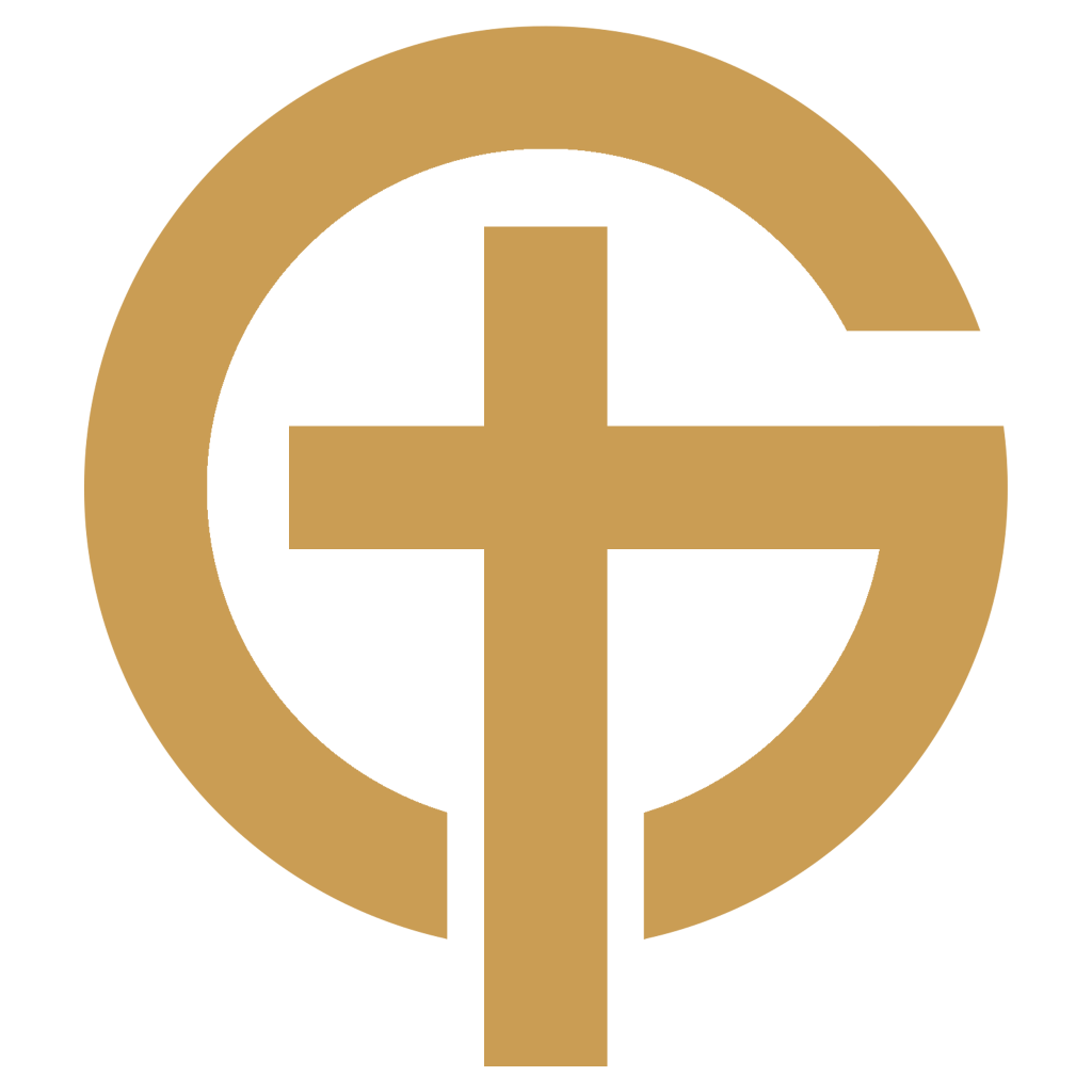 Golden Cross Logo a "G" with a cross in the middle