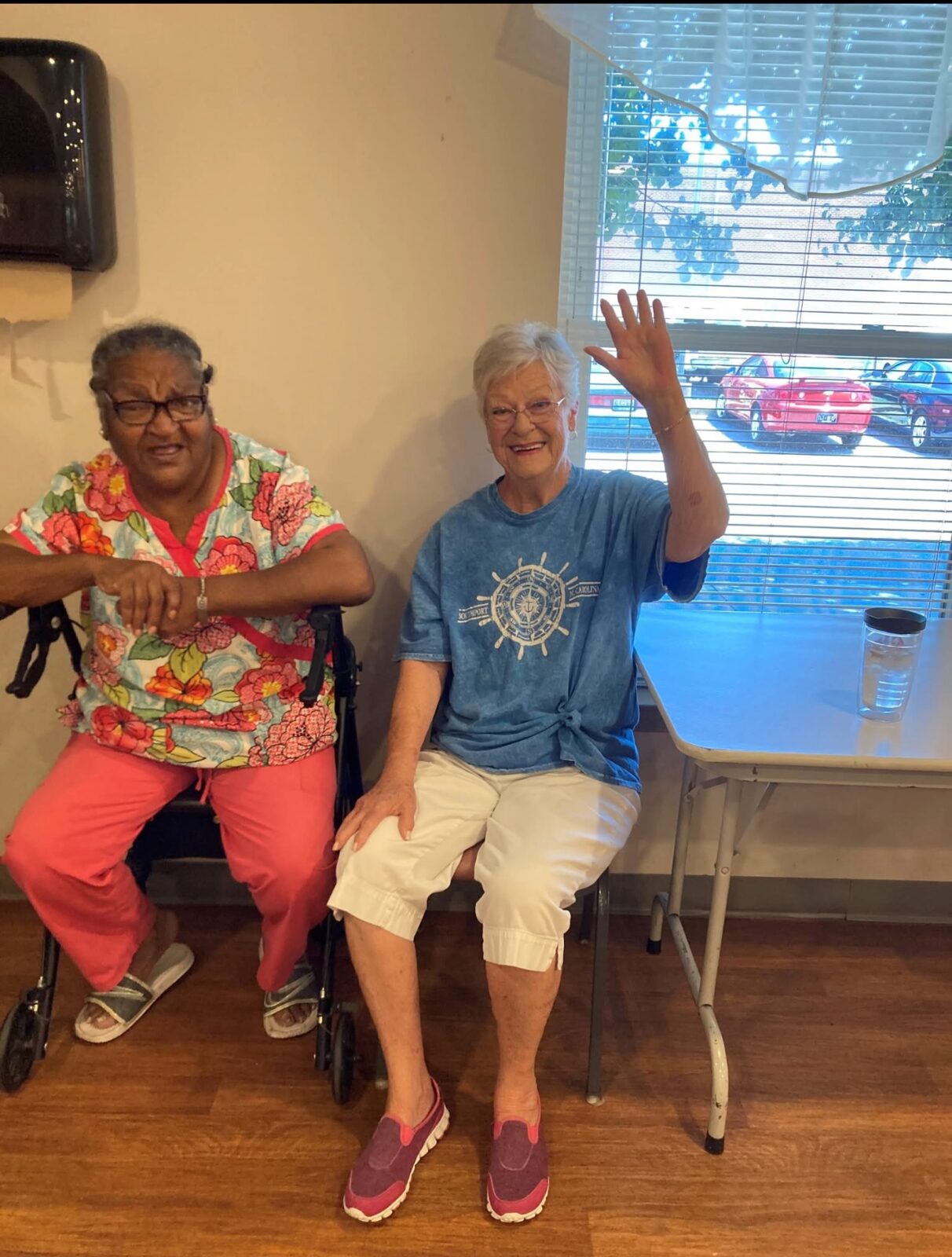 Golden Cross senior residents together in the community room